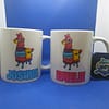 Animal Mugs Personalised Fortnite Llama Mug boys