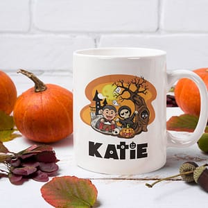 Halloween Mugs Personalised Kid’s Halloween Mug bats
