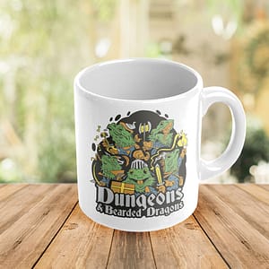 Animal Mugs Dungeons and Bearded Dragons Mug bearded dragons