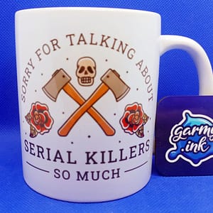 TV & Movies Sorry for Talking About Serial Killers So Much Mug crime documentary