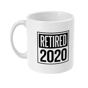Profession Mugs Personalised Retirement Mug retired