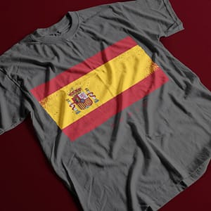 Misc Spain Flag Adult’s T-Shirt hispanic