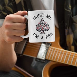 Hobbies Mugs Trust Me, I’m a Pro Poker Mug cards