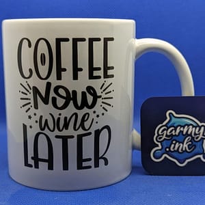 Food & Drink Mugs Coffee Now, Wine Later Mug caffeine
