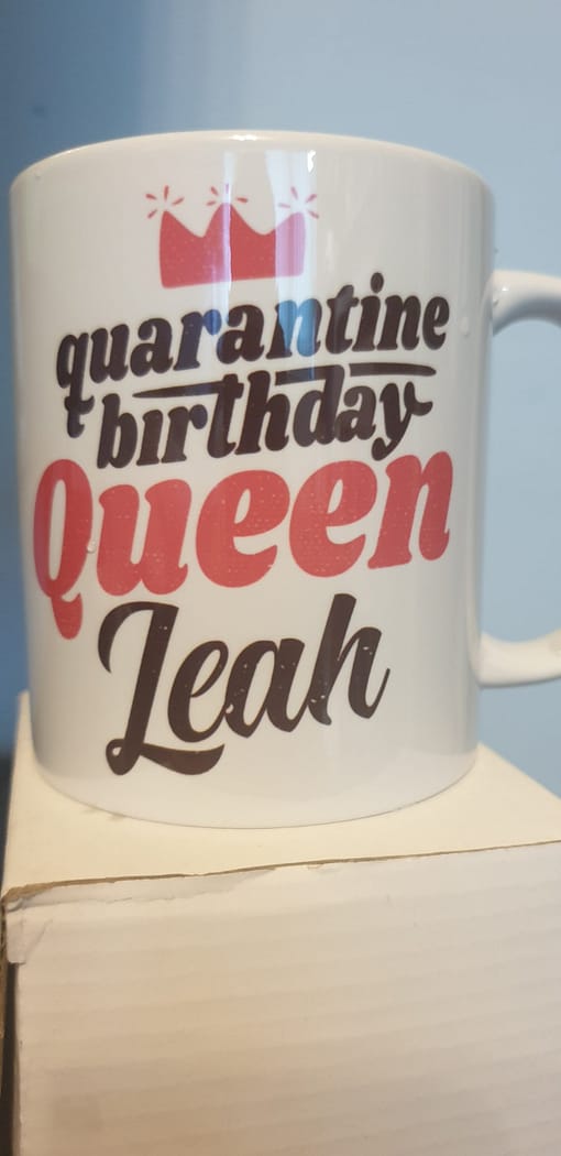 Birthday Mugs Personalised Quarantine Birthday Queen Mug birthday
