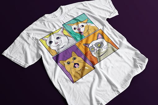 Animals & Nature Internet Cat Meme Adult’s T-Shirt cat