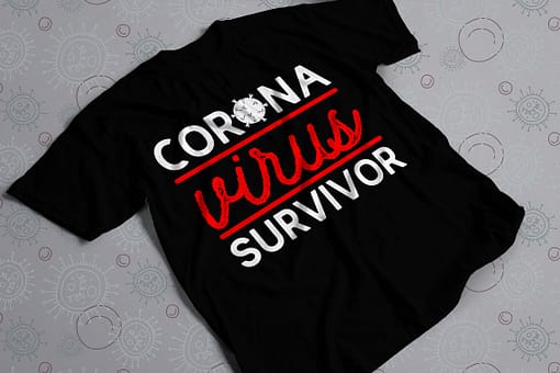 COVID-19 Coronavirus Survivor Adult’s T-Shirt coronavirus
