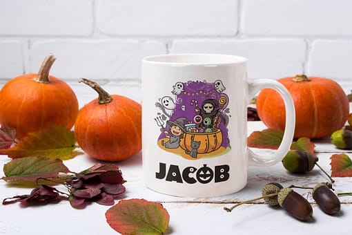 Halloween Mugs Personalised Kid’s Halloween Mug bats