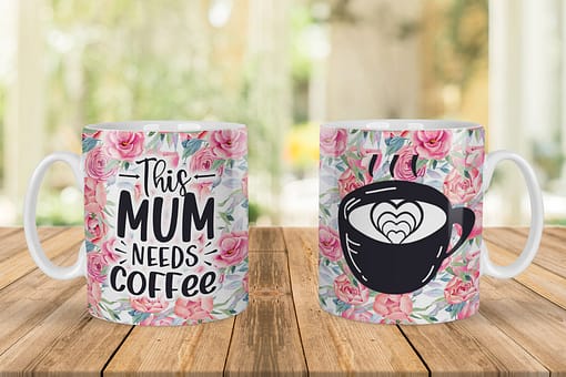 Family Mugs This Mum Needs Coffee Mug coffee