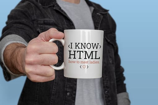 Profession Mugs I Know HTML Mug developer
