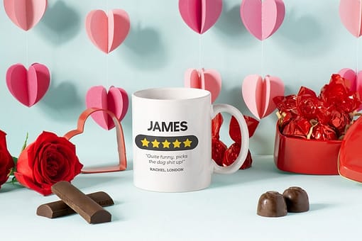 Family Mugs Personalised Partner Review Mug love