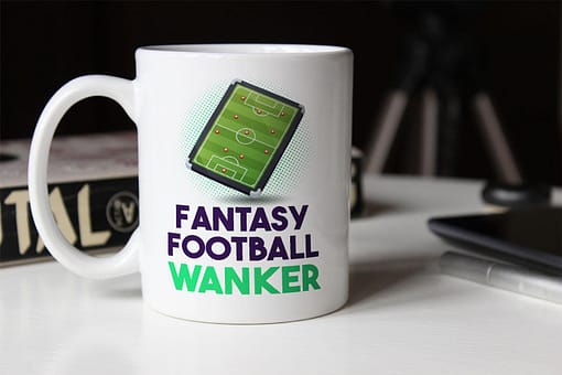 Funny Mugs Fantasy Football Wanker Mug fantasy football league