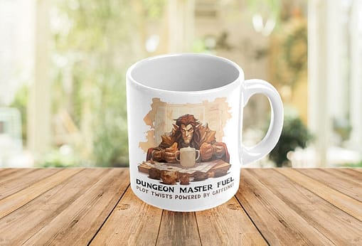 Hobbies Mugs Dungeon Master Fuel Coffee Mug dm caffeine