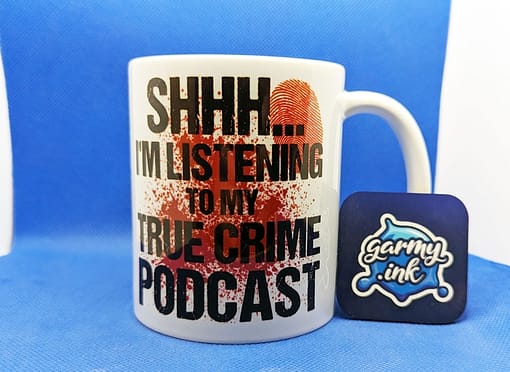 TV & Movies Shhh.. I’m Listening To My True Crime Podcast Mug crime documentary mug