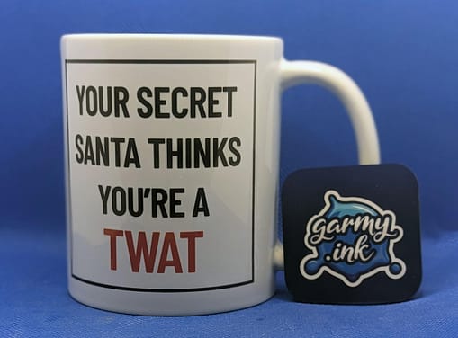 Christmas Mugs Insulting Secret Santa Mug christmas
