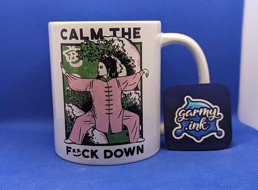 Funny Mugs Calm The F*ck Down Mug clam down
