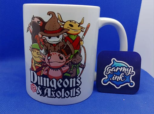Animal Mugs Dungeons and Axolotls DND Mug Adventure