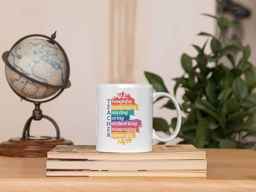 Profession Mugs Teacher’s Rainbow Mug amazing