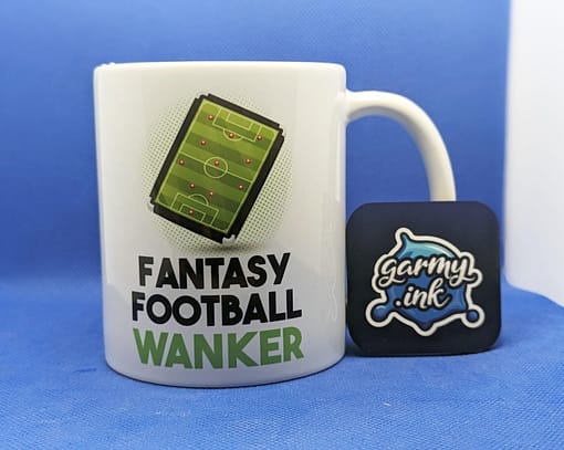 Funny Mugs Fantasy Football Wanker Mug fantasy football league