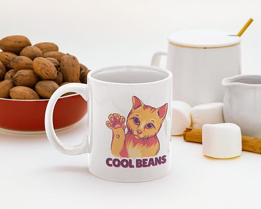 Animal Mugs Cool Beans Cat Mug beans