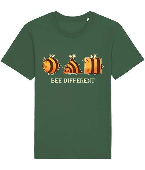 Animals & Nature Bee Different Adult’s T-Shirt bee different