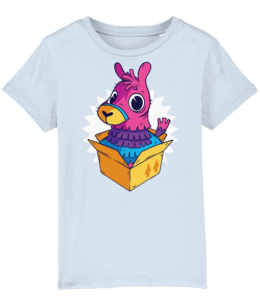 Animals & Nature Pinata Llama in a Box Kid’s T-Shirt llama