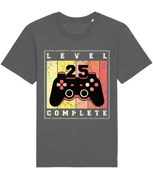 Gaming Personalised Level Complete Gaming Birthday T-Shirt gamer