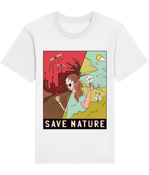 Misc Save Nature Adult’s T-Shirt global warming