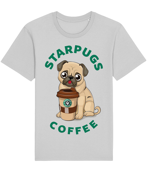 Animals & Nature Starpugs Coffee Adult’s T-Shirt coffee