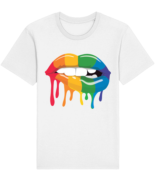 Misc Rainbow Lips Adult’s T-Shirt lips