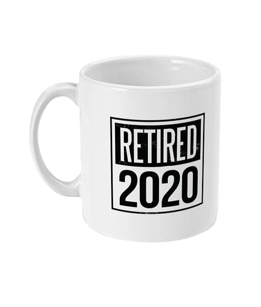 Profession Mugs Personalised Retirement Mug retired