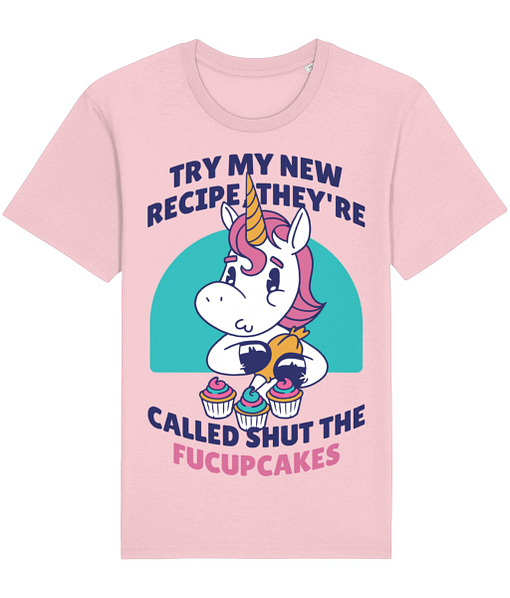 Offensive Unicorn Shut the Fucupcakes T-Shirt adult