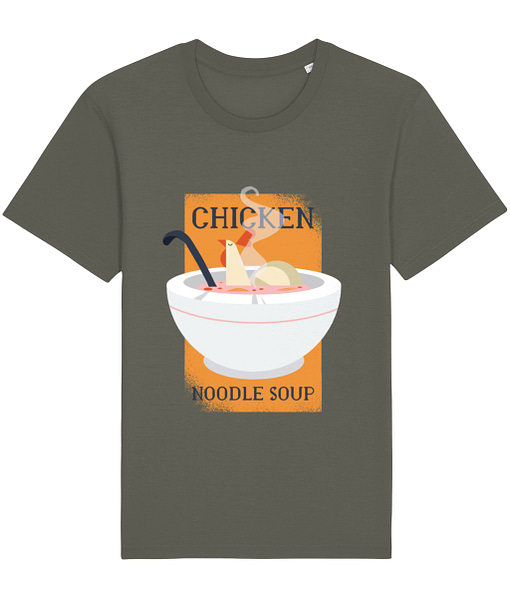 Food & Drink Chicken Noodle Soup Adult’s T-Shirt chicken