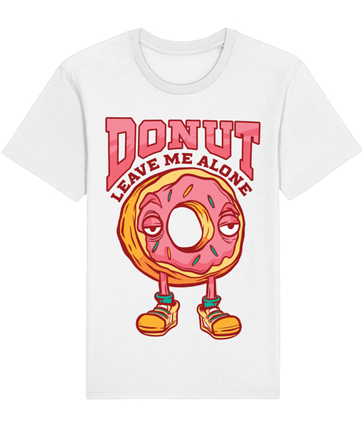 Food & Drink Donut Leave Me Alone Adult’s T-Shirt alone