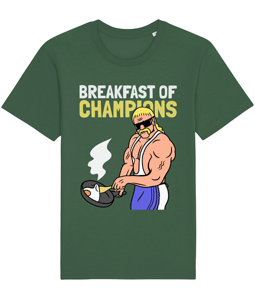 Food & Drink Breakfast of Champions Adult’s T-Shirt breakfast