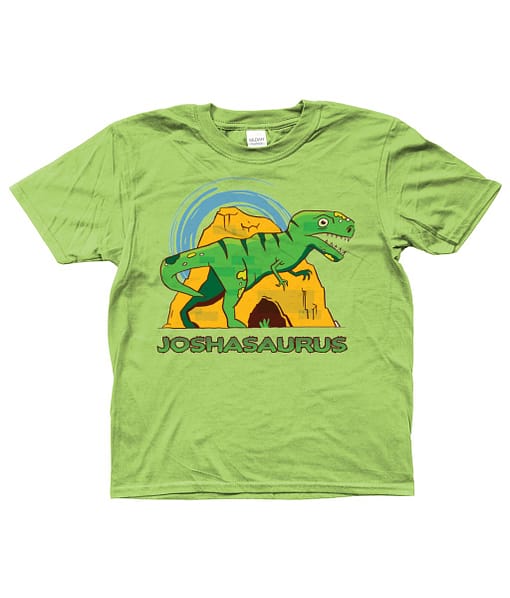 Personalised Personalised Name Dinosaur Kid’s T-Shirt dinosaur