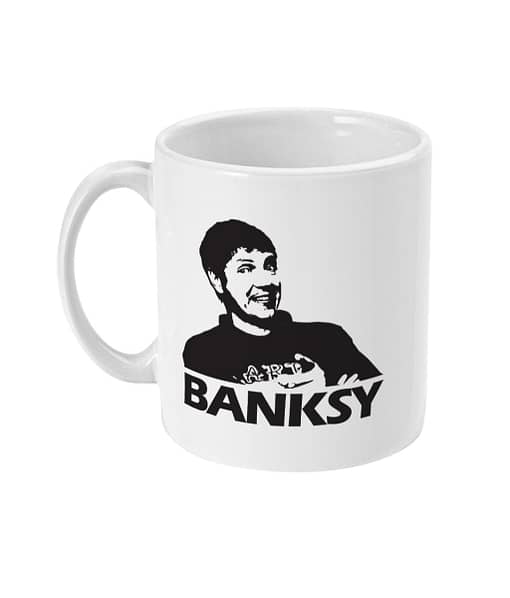 Funny Mugs Funny Banksy / Neil Buchanan Mug art attack