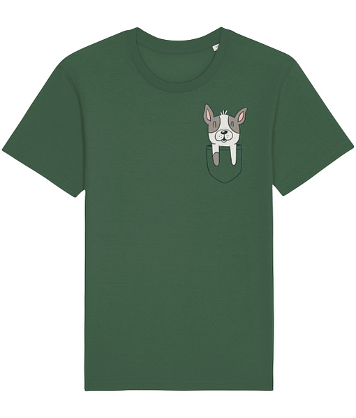 Animals & Nature French Bulldog in Your Pocket Adult’s T-Shirt dog