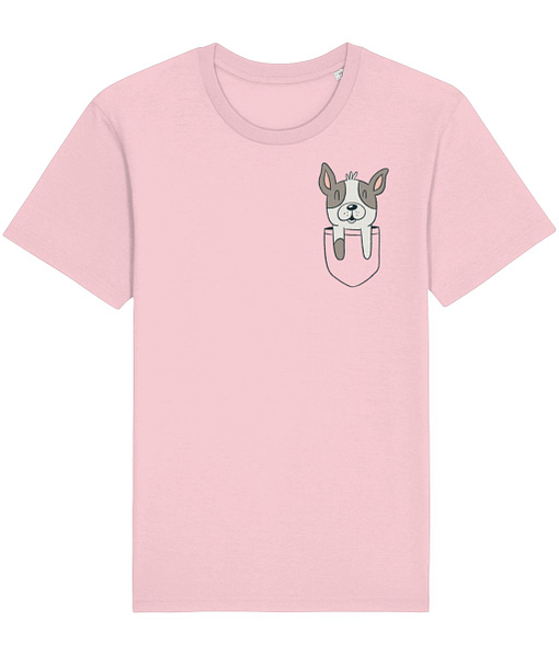 Animals & Nature French Bulldog in Your Pocket Adult’s T-Shirt dog