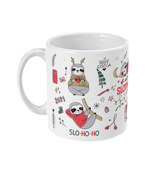 Animal Mugs Merry Slothmas Christmas Sloth Mug christmas