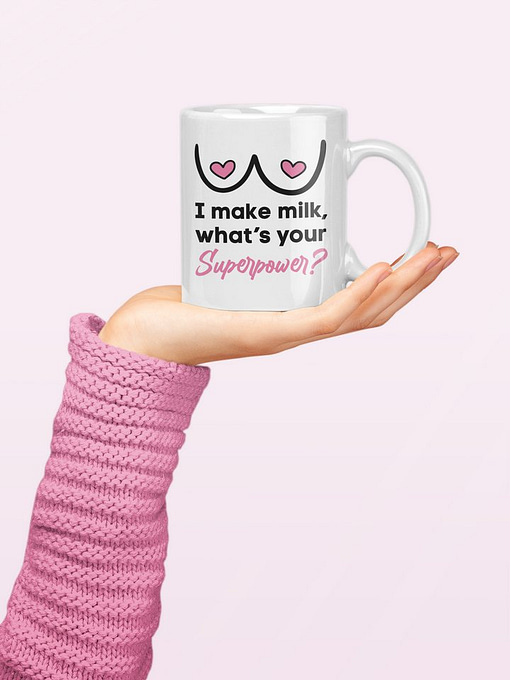 Family Mugs I Make Milk What’s Your Superpower? Breastfeeding Mug breastfeeding