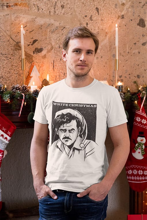 Adult T Shirts Pablo Escobar White Christmas Adult’s T-Shirt drugs